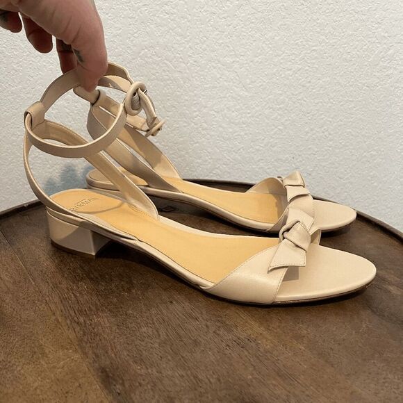 Alexandre Birman Clarita 30 Eggshell Ankle Strap Sandals Women's Size 42 US 12 - Picture 7 of 9